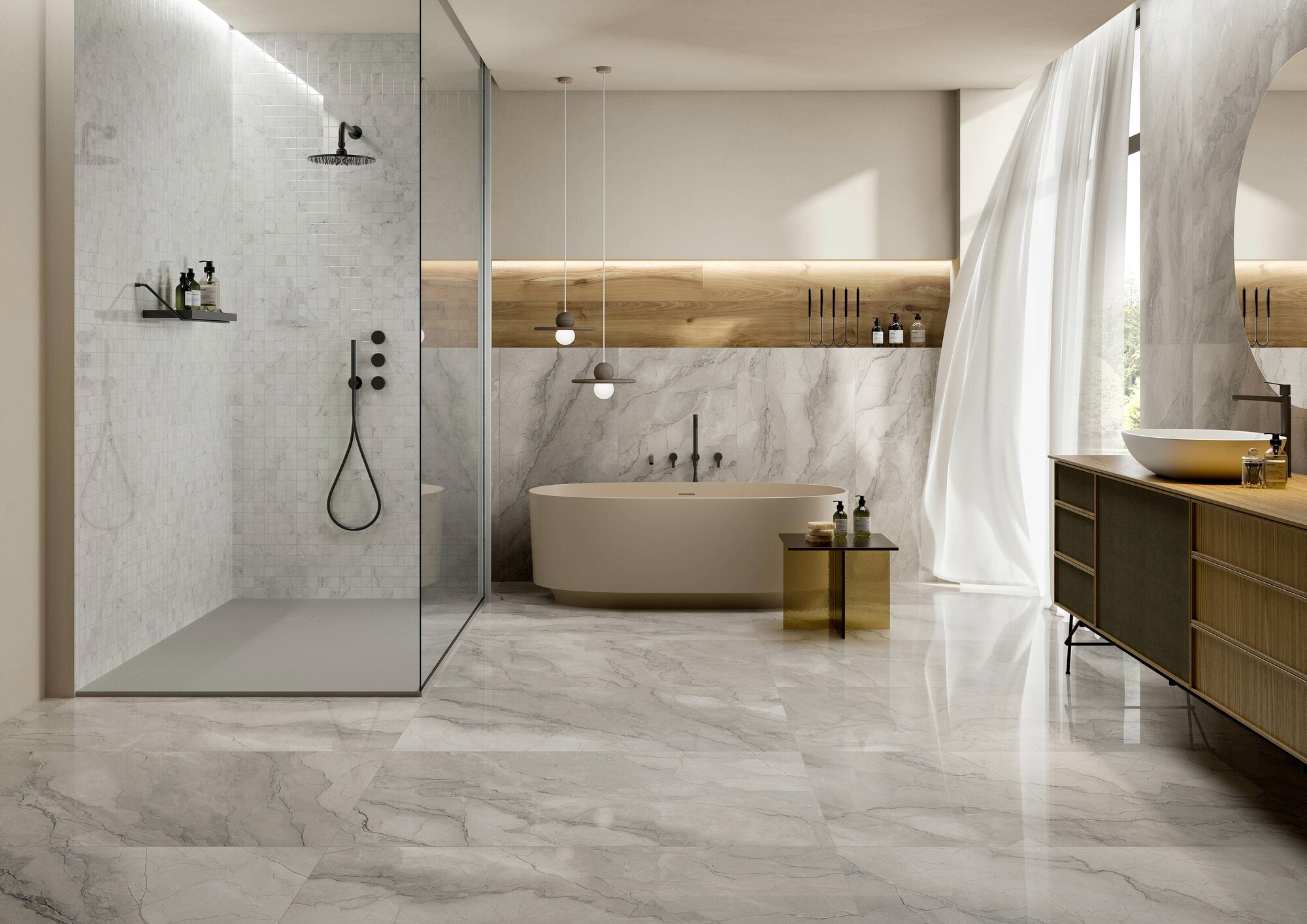 Wandfliese BOLGHERI STONE natural 120 x 280