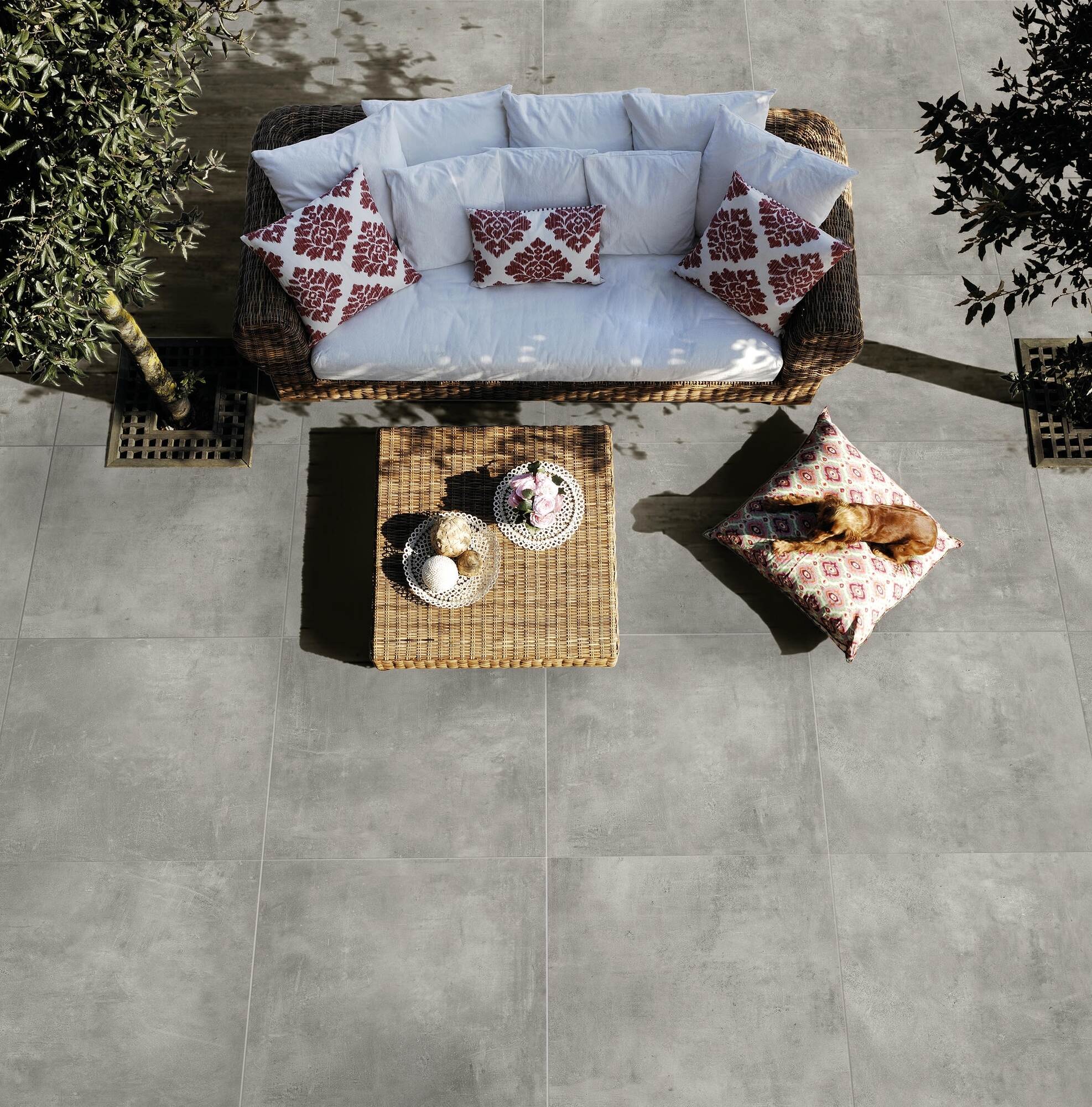 Outdoor-Fliese MONTANA grigio 60x120