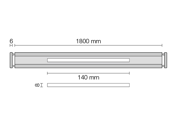 KERDI-LINE-VARIO TSBG 1,2m Entwässerungsp