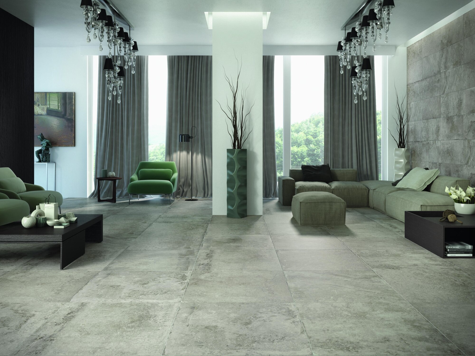 Bodenfliese ALWAYS Grigio 100x100