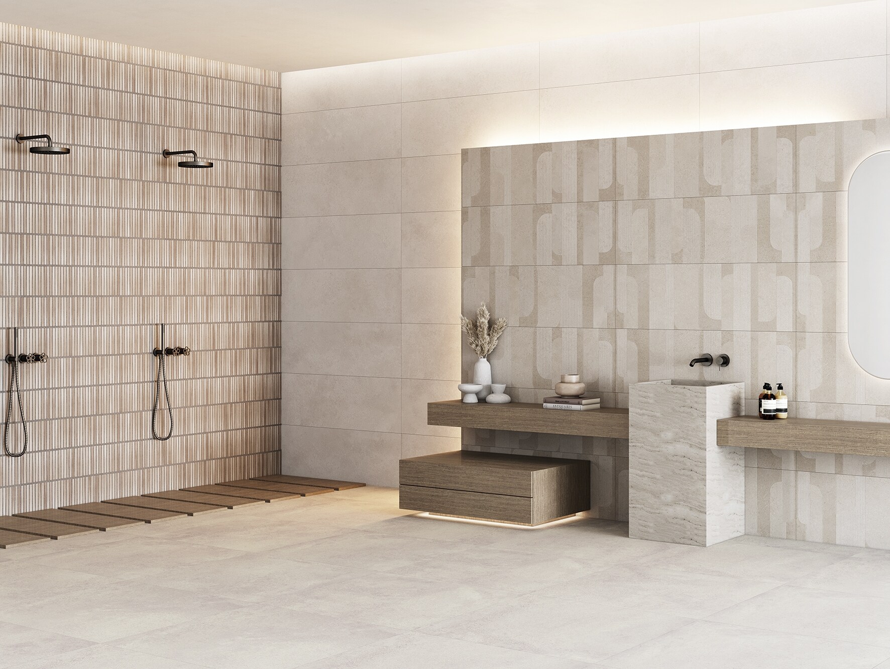 Wandfliese MATERIA beige 40x120