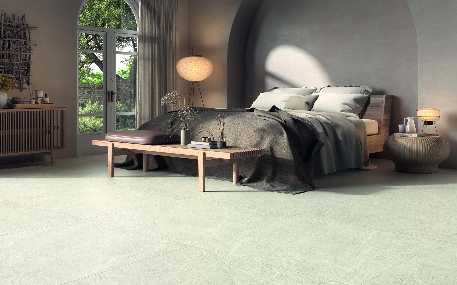 Bodenfliese PIETRA ANTICA Grip white 60 X 120