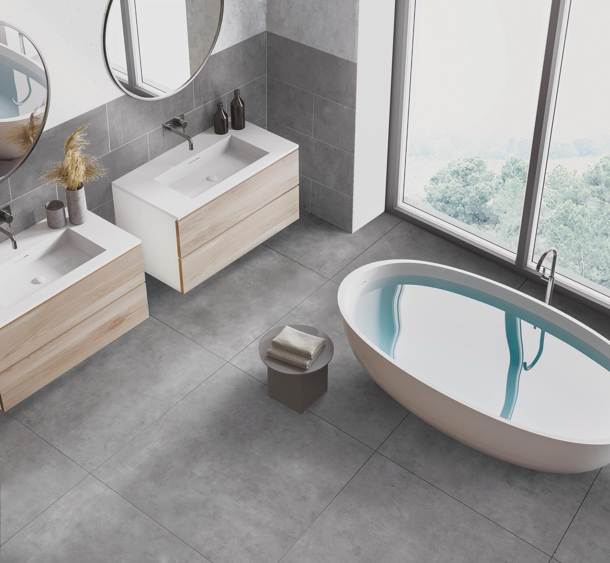 Bodenfliese MONTANA grigio 60x60