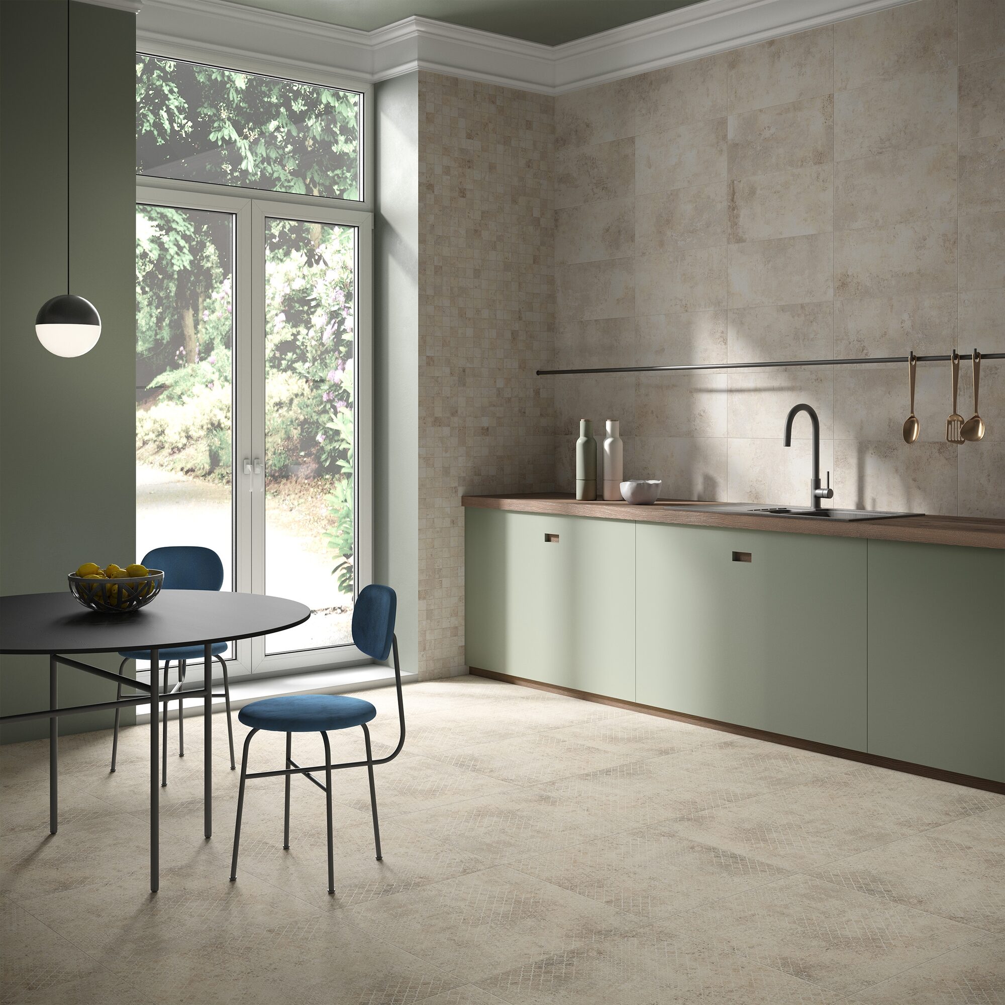 Bodenfliese Paint beige 60x120 (Dec)
