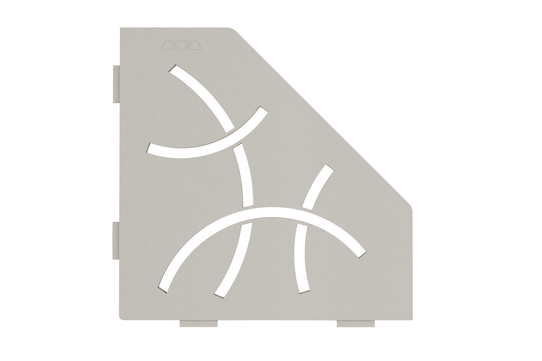 SHELF-E-S2 195x195mm Curve TSBG