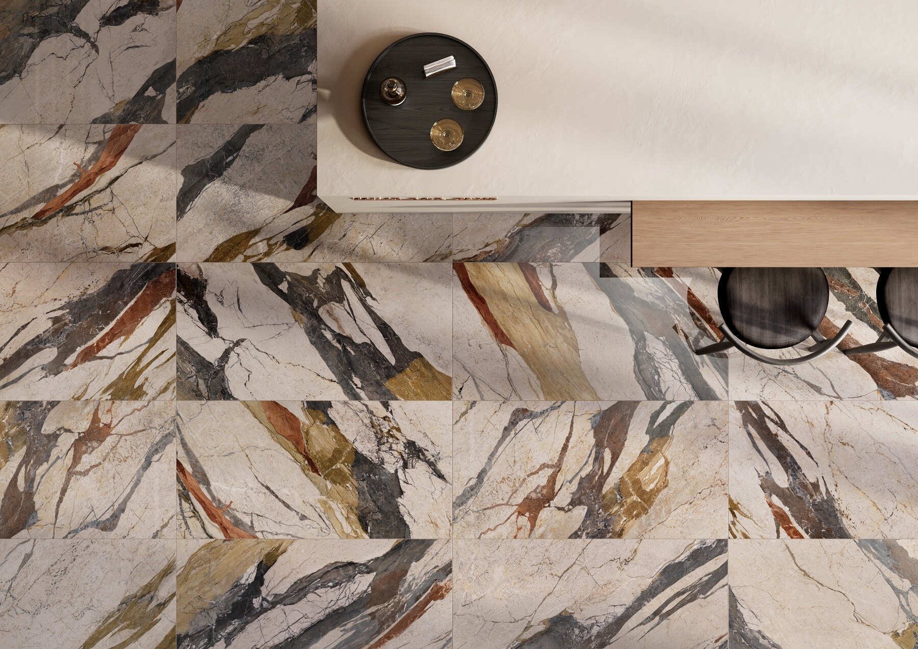 Bodenfliese BRECCIA SICILIA 60x120 (Lap)