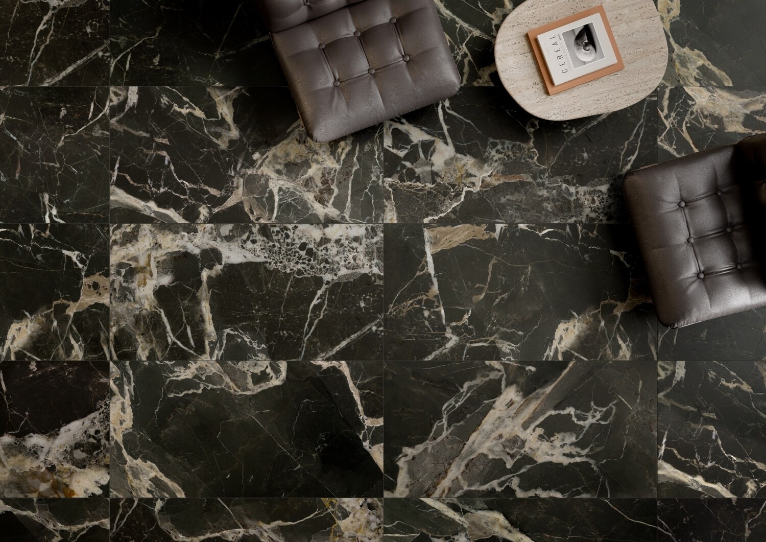 Bodenfliese BLACK GOLD 60x120 (Lap)