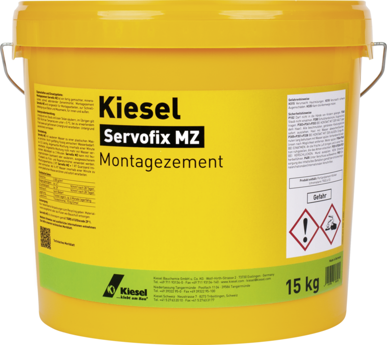 SERVOFIX MZ MONTAGEZEMENT 15 KG EIMER
