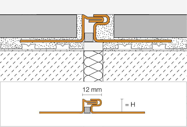 DILEX-EDP 2,5m Bewegungsfuge 10mm