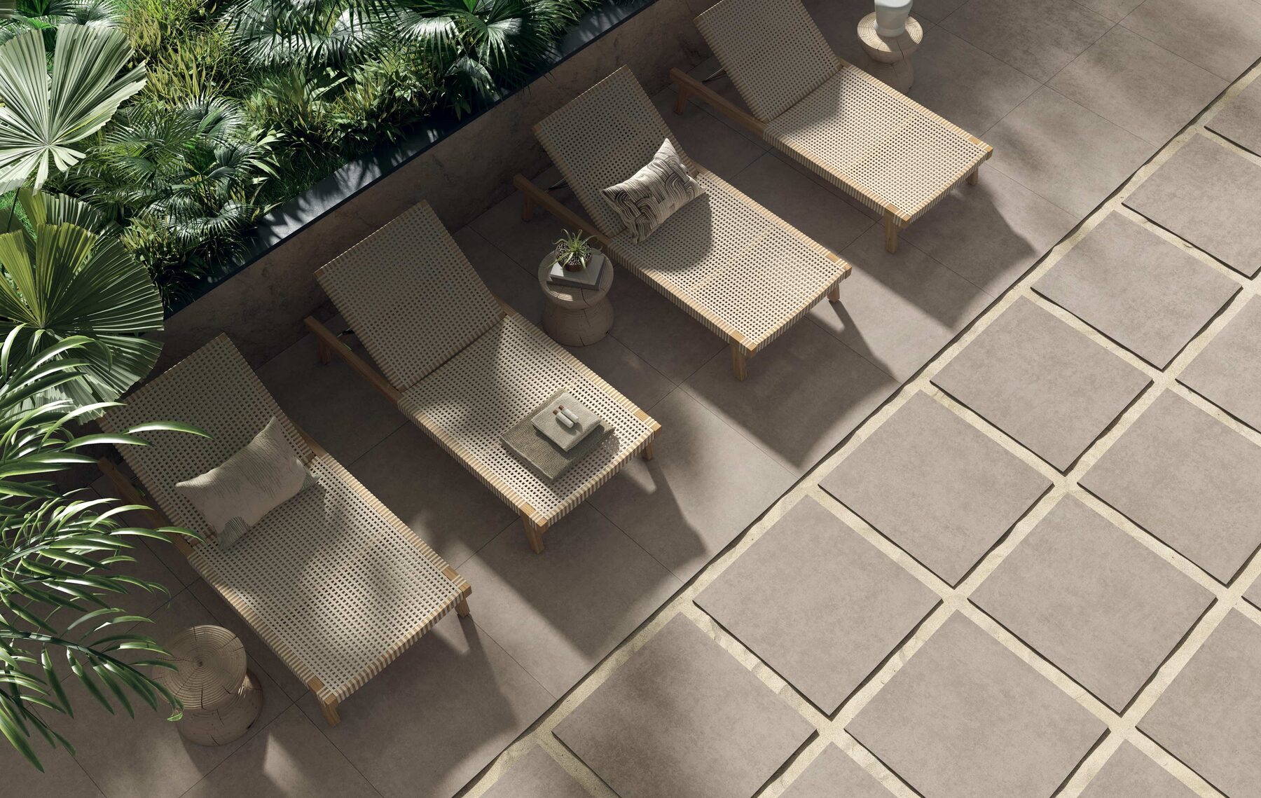 Outdoor-Fliese TERRAE greige 60x60