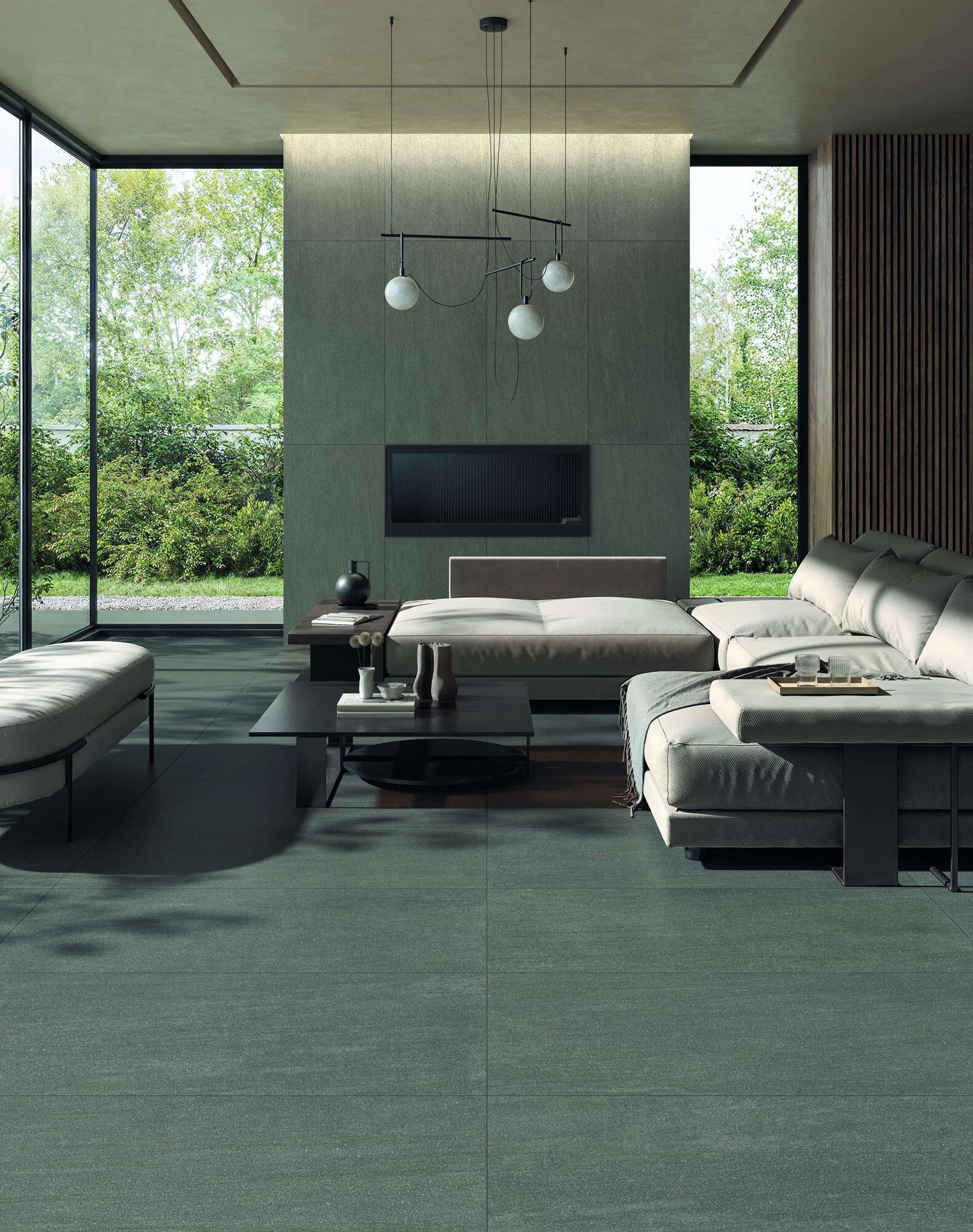Bodenfliese BASALTINA antracite 60x120