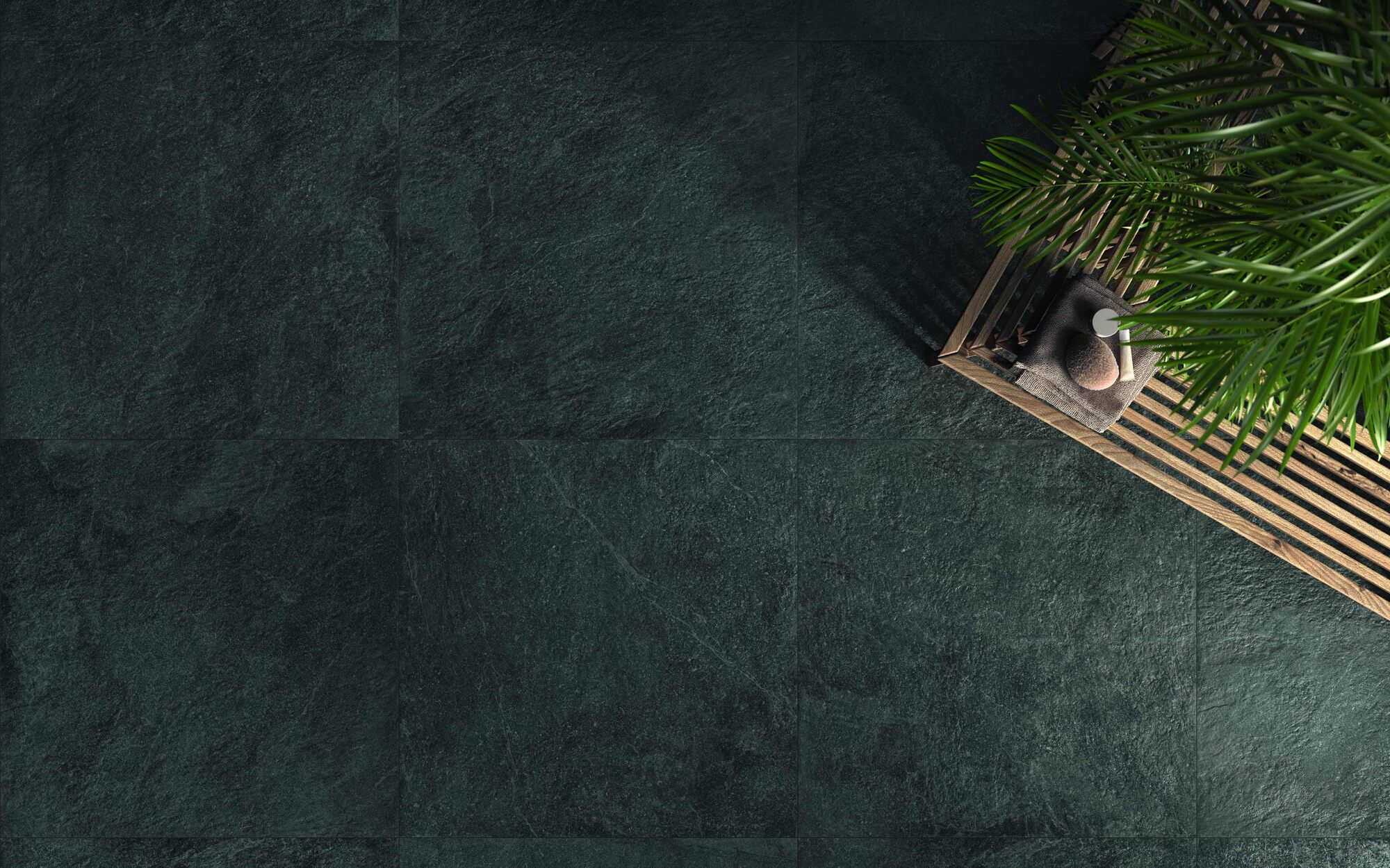Bodenfliese PIETRA ANTICA black 60x60