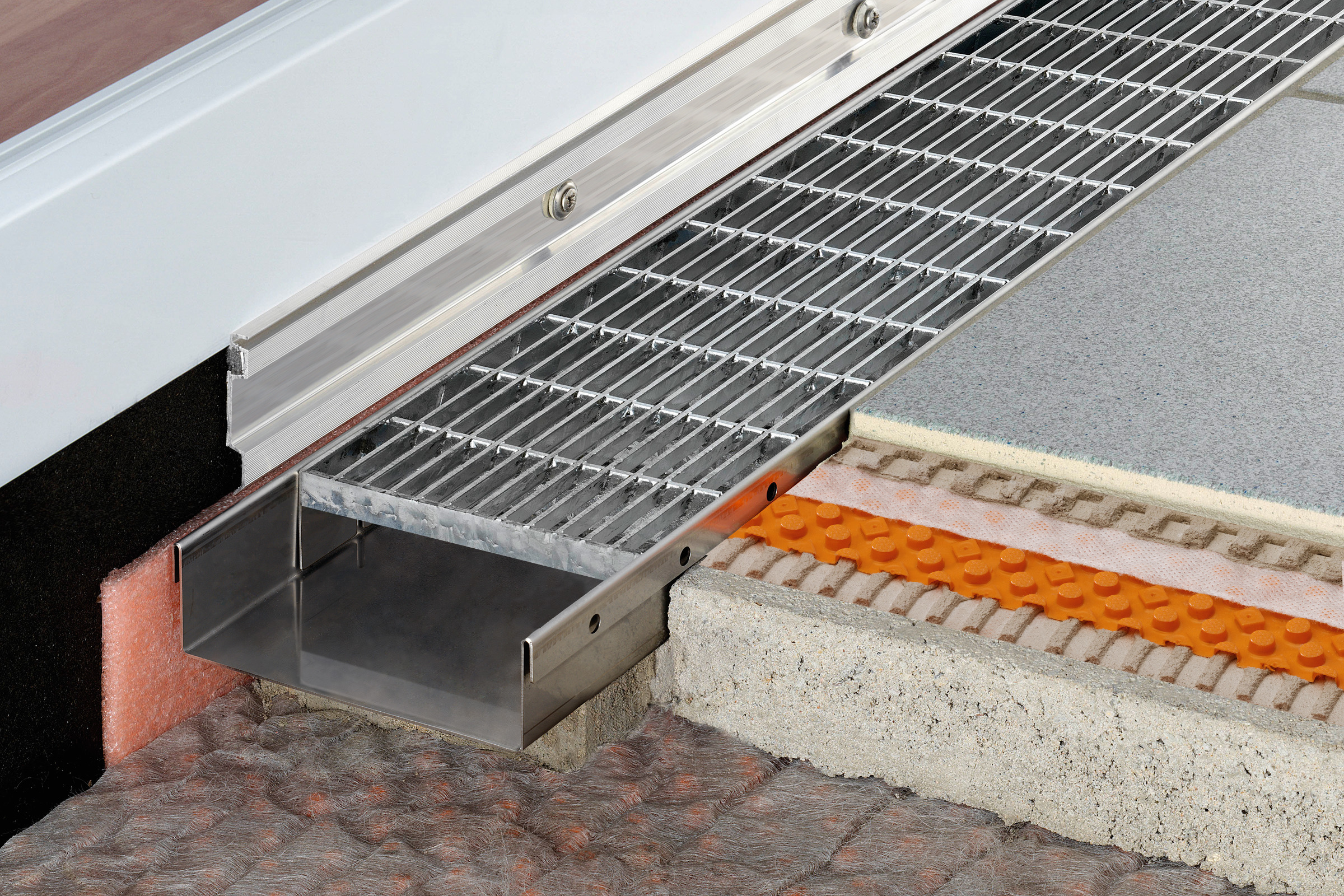 TROBA-LINE-TLGR 0,75m Drainrost verzinkt