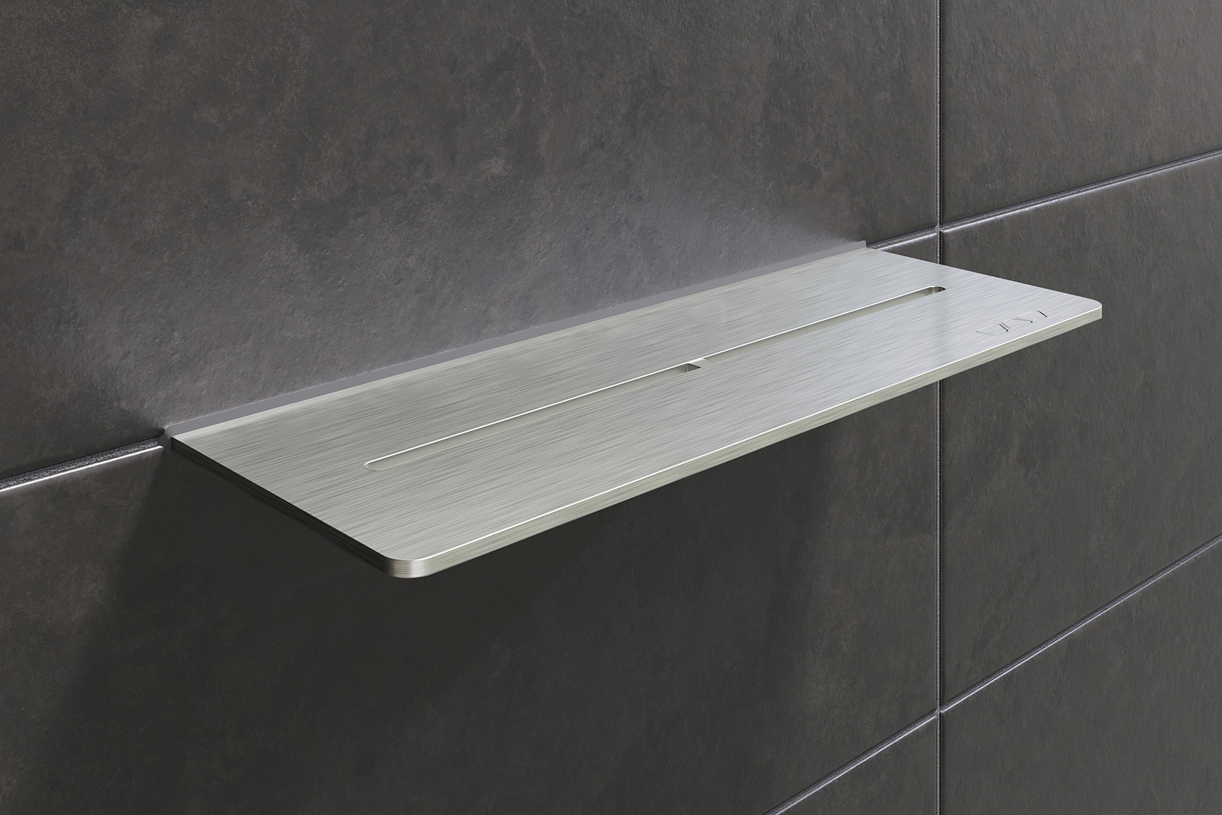 SHELF-W-S1 300x115mm Pure edelstahl gebür