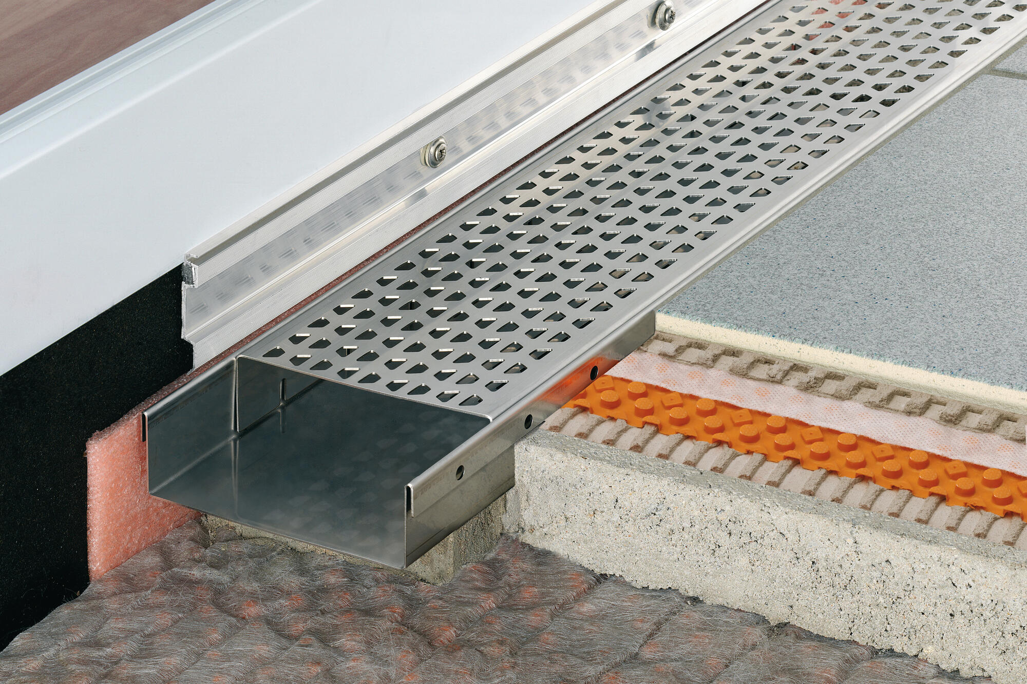 TROBA-LINE-TLG 2,0m Drainrinne H=20mm B=1